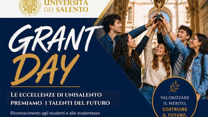“Grant Day”: l’Università del Salento premia le eccellenze del territorio