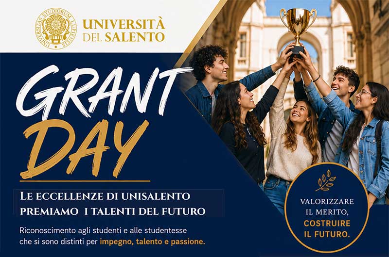 “Grant Day”: l’Università del Salento premia le eccellenze del territorio