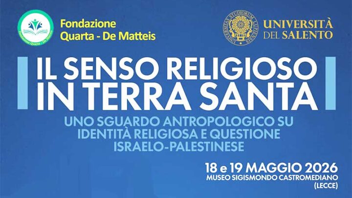 “Il senso religioso in Terra Santa”: un momento di confronto, approfondimento e dialogo