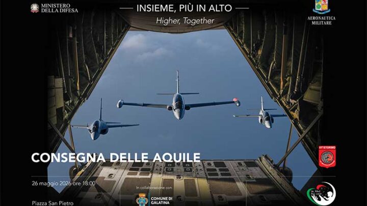 Galatina: consegna delle ”Aquile” agli allievi piloti delle Scuole di Volo dell’Aeronautica Militare