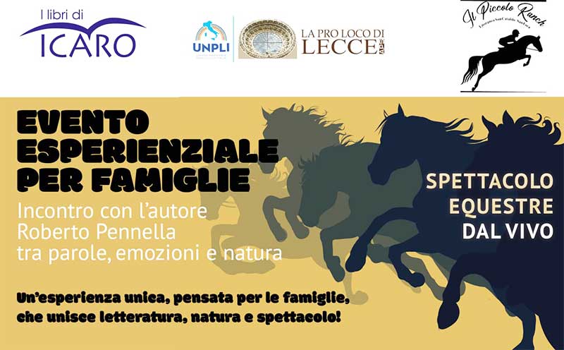 “Icaro Experience”: un evento esperienziale per famiglie tra letteratura, natura e spettacolo equestre