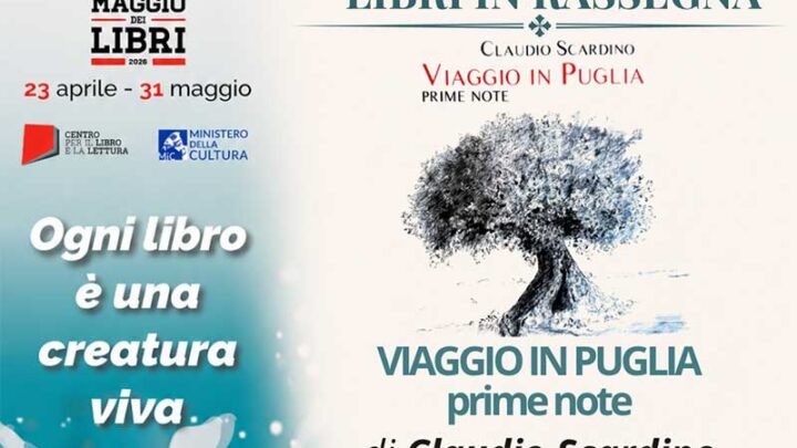 Galatina: l’artista Claudio Scardino presenta il libro “Viaggio in Puglia – Prime note”