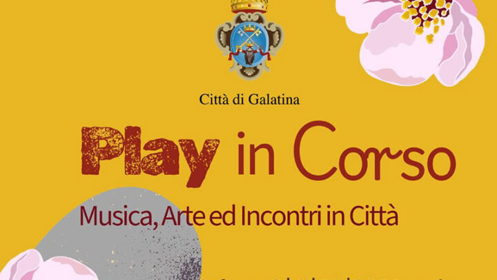 “Play in corso”: da oggi a Galatina appuntamento con la musica, l’arte e gli incontri