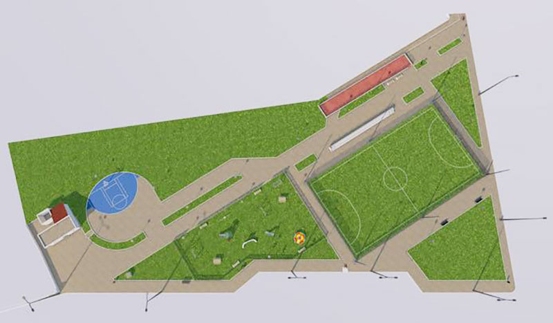 Un nuovo progetto per creare spazi di sport e di aggregazione nella frazione di Collemeto