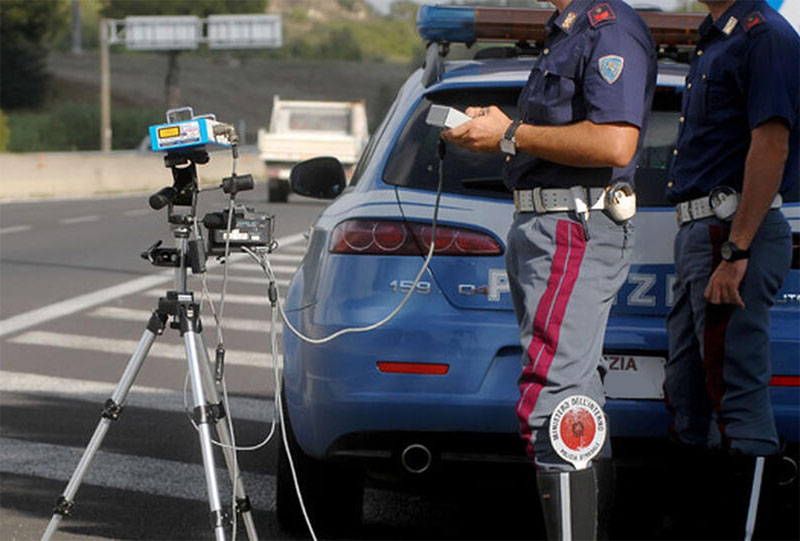 Polizia di Stato: programmazione controllo elettronico della velocità sulle strade salentine