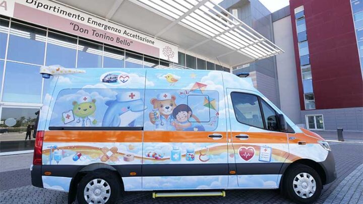 Inaugurata la quarta Bimbulanza dell’associazione “Cuore e mani aperte”