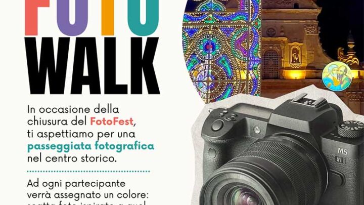 A Galatina arriva il “Foto Walk”, una passeggiata fotografica a colori