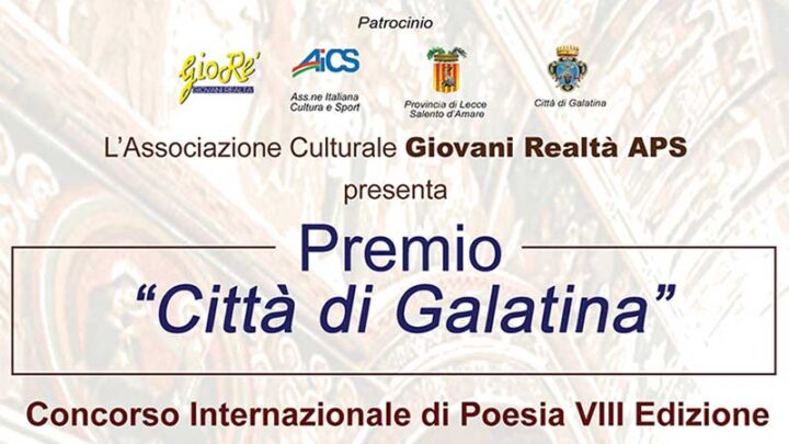 Serata di premiazione del Concorso Internazionale di Poesia “Premio Città di Galatina”