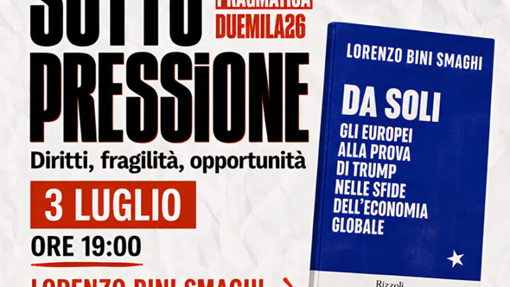 Galatina: l’economista Lorenzo Bini Smaghi presenta il suo ultimo libro al Festival “Pragmatica”