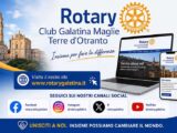 Il Rotary Club Galatina Maglie Terre d’Otranto entra in una nuova dimensione della comunicazione