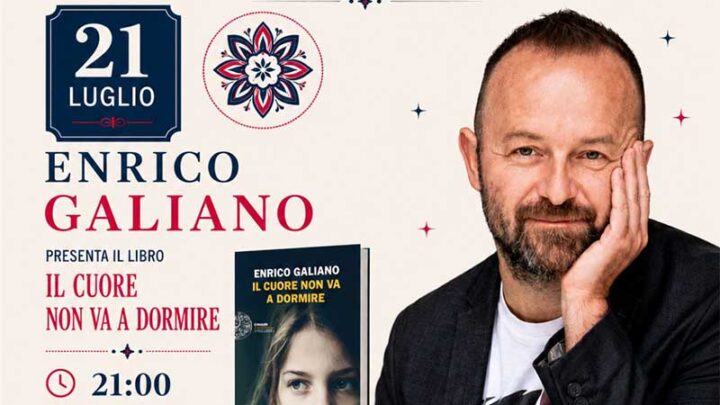 Enrico Galiano presenta il suo ultimo lavoro “Il cuore non va a dormire”