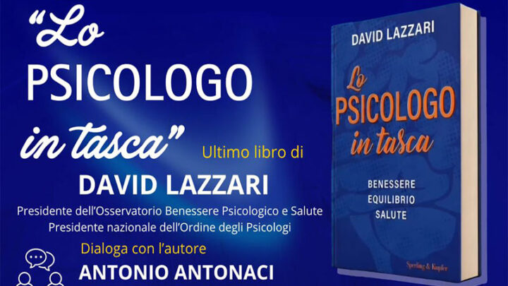 Il prof. David Lazzari presenta il suo ultimo libro “Lo psicologo in tasca”