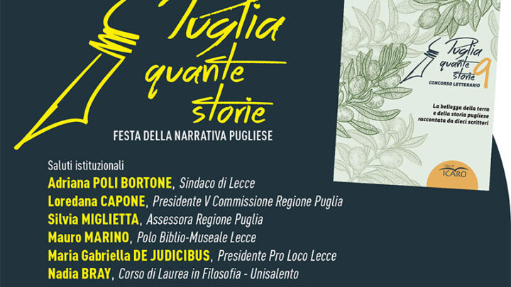 Dieci anni di “Puglia Quante Storie”: la casa editrice I Libri di Icaro celebra la narrativa pugliese