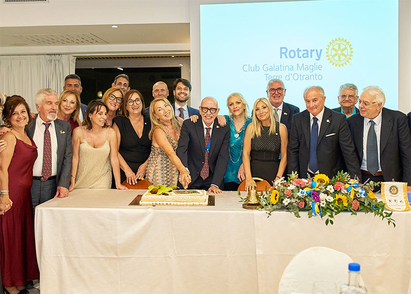 Presentata la nuova squadra che guiderà il Rotary Club Galatina Maglie Terre d’Otranto