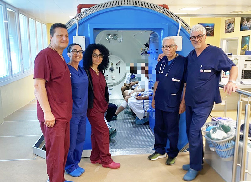 ASL Lecce: un anno di Medicina Iperbarica, quasi 2mila sedute e 100 pazienti presi in carico al Vito Fazzi