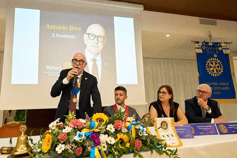 Nuovi soci e nuova idea di club per il Rotary di Galatina. Al centro persone, competenze e appartenenza