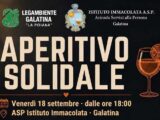 Galatina: un “Aperitivo solidale” con proiezioni, musica, arte e momenti di condivisione