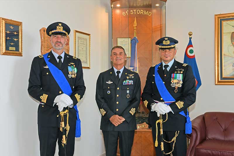61° Stormo di Galatina: il colonnello Gaetano Farina subentra al colonnello Gianfranco Liccardo