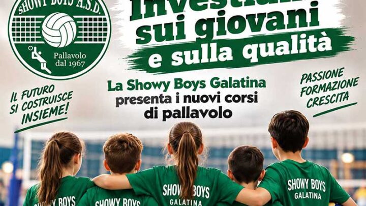 “Investiamo sui giovani e sulla qualità”. La Showy Boys Galatina presenta i nuovi corsi di pallavolo