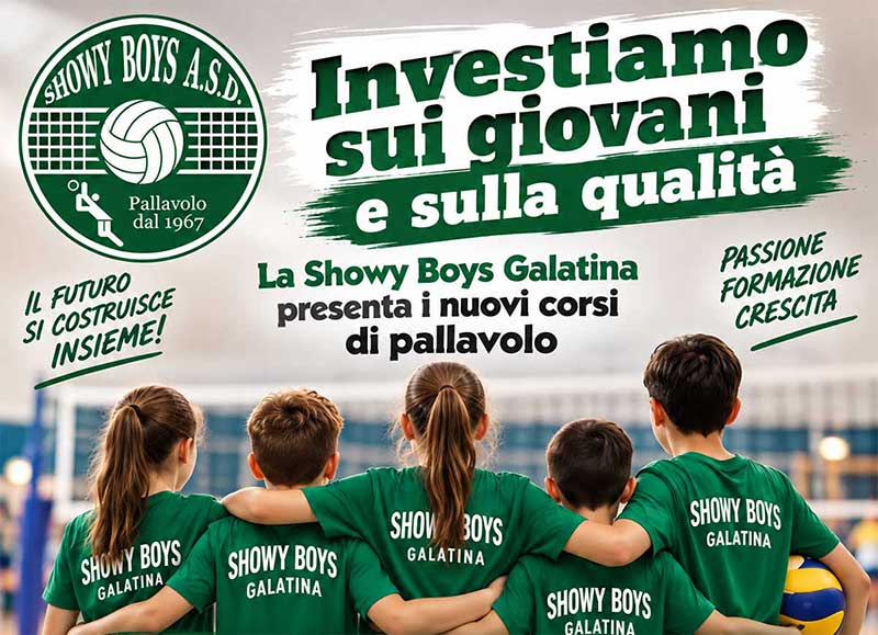 “Investiamo sui giovani e sulla qualità”. La Showy Boys Galatina presenta i nuovi corsi di pallavolo