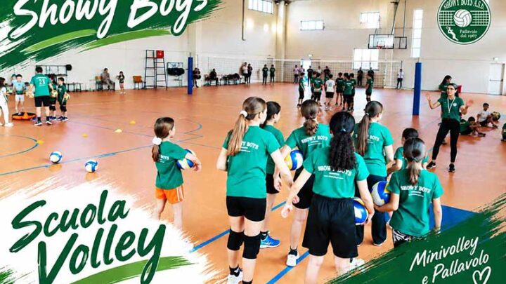 Grande partecipazione ed entusiasmo ai nuovi corsi di pallavolo della Showy Boys Galatina