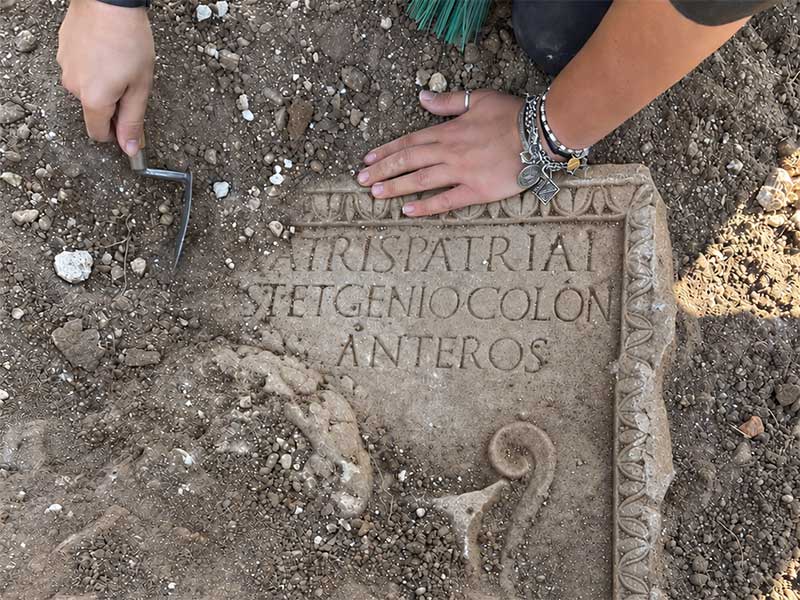 Aquinum, dagli scavi UniSalento due eccezionali scoperte nell’antica città romana