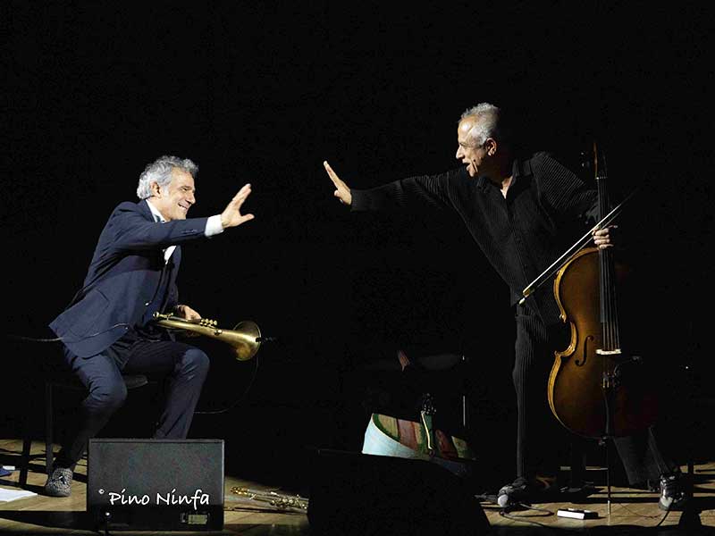 “FS: in viaggio” di Paolo Fresu e Giovanni Sollima al Teatro Cavallino Bianco di Galatina