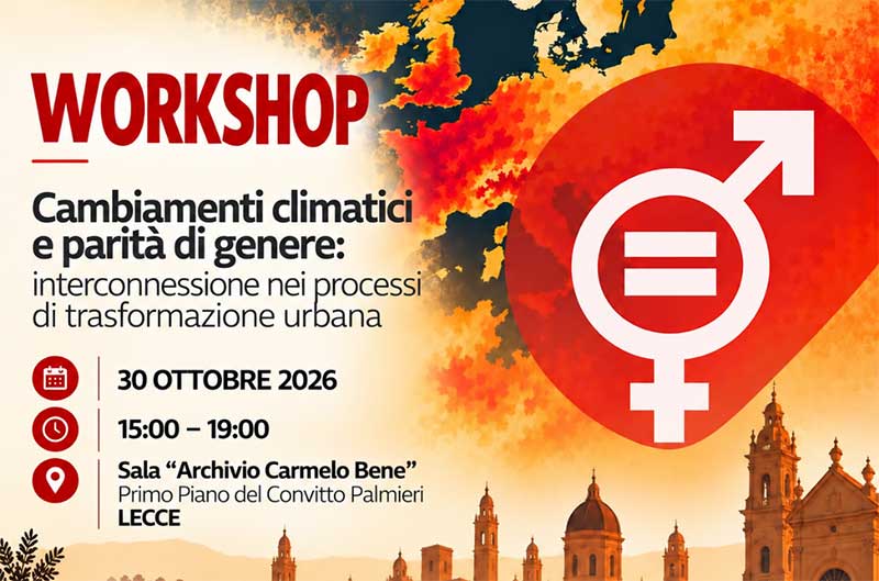 Cambiamenti climatici e parità di genere: esperti nazionali e internazionali a confronto