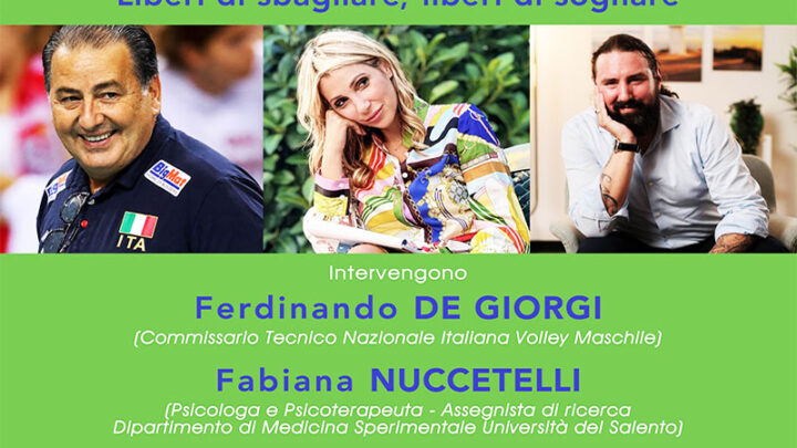“Le ali del coraggio”: a Galatina una tavola rotonda con Fefè De Giorgi, Fabiana Nuccetelli e Stefano Rossi
