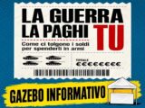 “La guerra la paghi tu”: un gazebo informativo del Movimento 5 Stelle di Galatina