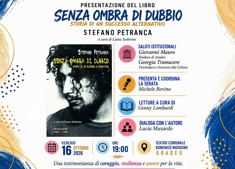 Una storia di determinazione, coraggio e speranza raccontata nel libro dell’atleta Stefano Petranca