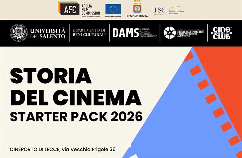 Al Cineporto torna “Storia del Cinema – Starter Pack” con la proiezione di dieci grandi classici